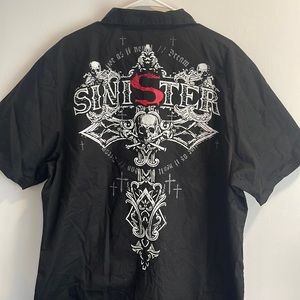 Men’s Sinister button shirt (XXL)